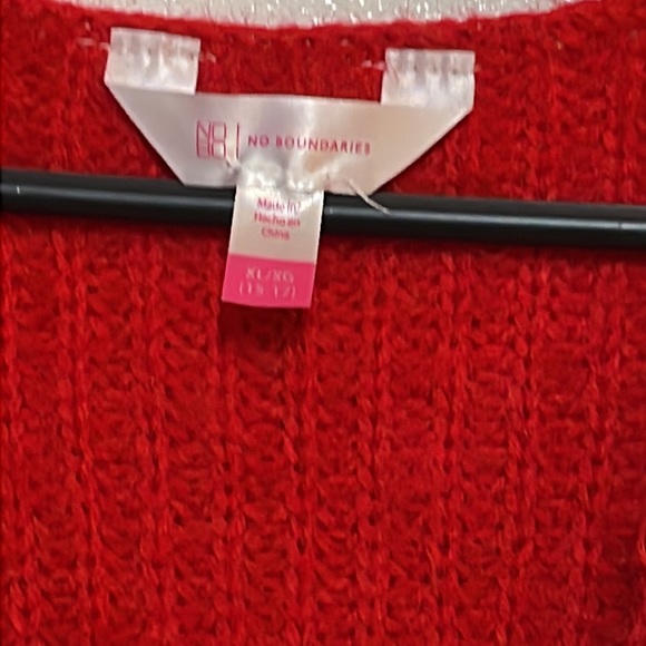 NOBO Red sweater with Pearls, Size XL, NWT - Picture 3 of 6
